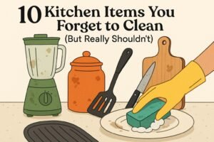 Read more about the article 10 Kitchen Items You Forget to Clean (But Really Shouldn’t)