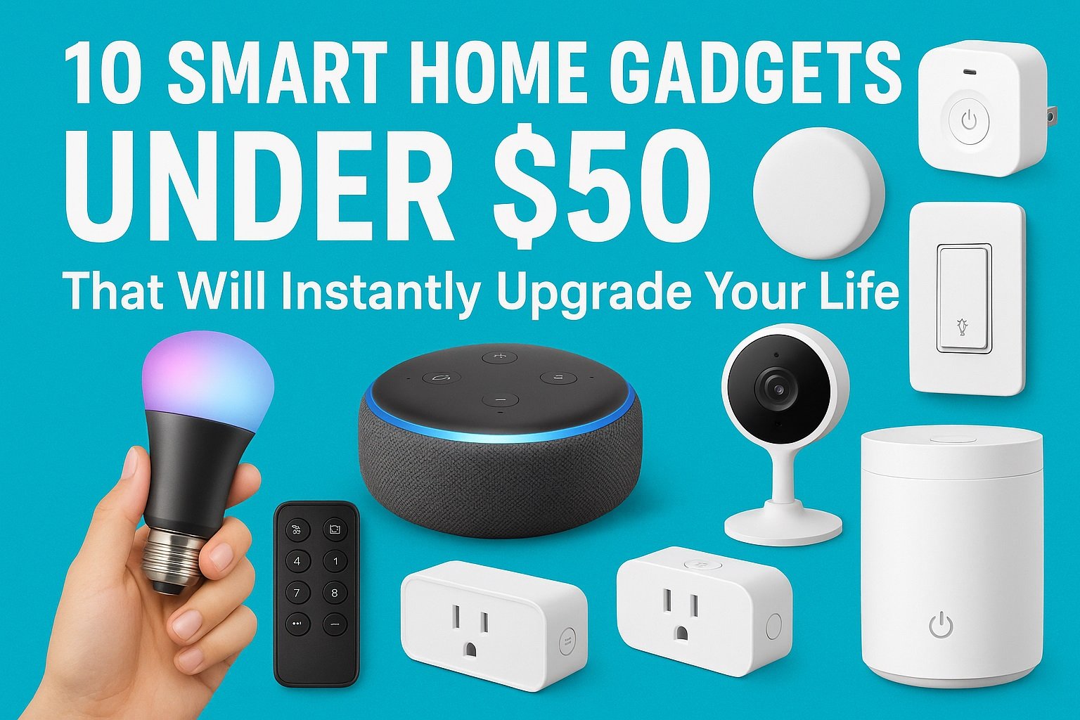 You are currently viewing 10 Smart Home Gadgets Under $50 That Will Instantly Upgrade Your Life