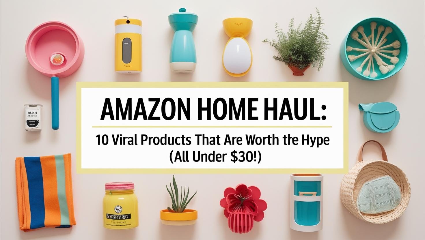 Read more about the article Amazon Home Haul: 10 Viral Products That Are Totally Worth the Hype (All Under $30!)