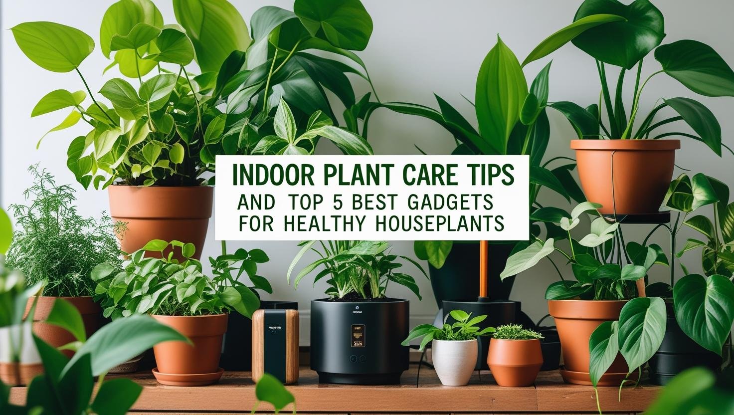 Read more about the article Indoor Plant Care Tips and Top 5 Best Gadgets for Healthy Houseplants
