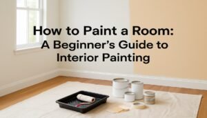 Read more about the article How to Paint a Room: Beginner’s Guide to Interior Painting
