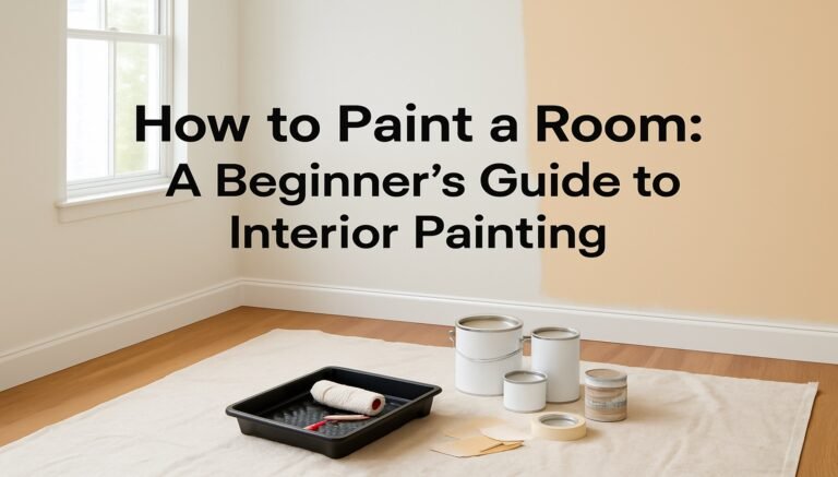 how to paint a room